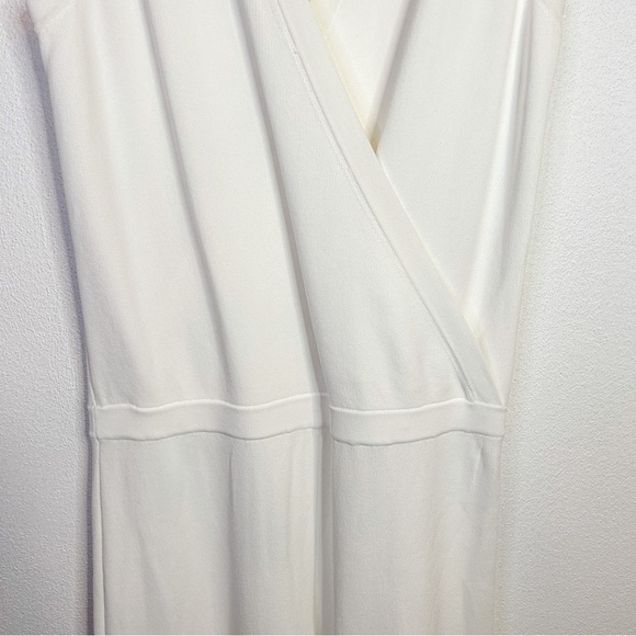 Theory Wrap Bodysuit Lustrate Jumpsuit White Small - Picture 6 of 16
